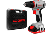 Аккумуляторная дрель-шуруповерт CROWN BL CT21092H-2 BMC 16В бесщеточный 2 АКБ
