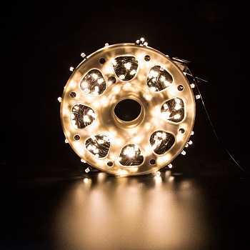 Новогодняя гирлянда уличная 50м теплый свет