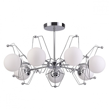 Люстра "СОНЕКС" 4467/7C LN20 55 "KENNEDY" E14 7*40Вт, хром,белый