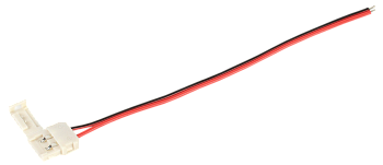 Коннектор  для одноцветной  светодиодной ленты 8мм гибкий односторонний "ИЭК" (3шт)(LSCON8-MONO-213-