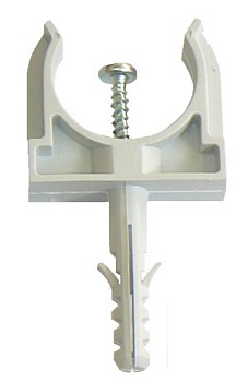 Держатель с защелкой и дюбелем СТ 16 "ИЭК" (CTA10D-CT16-K41-010)
