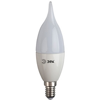 Лампа светодиодная "ЭРА" LED smd BXS B35 7Вт E-14 220В 3000K (свеча на ветру матовая)