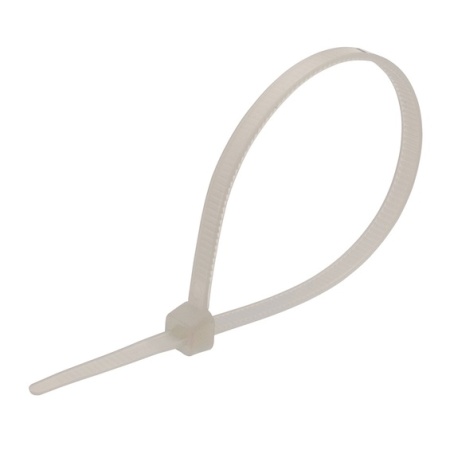 Стяжка кабельная "Зубр" 150х2,5 белая(100шт)(4-309010-25-150)