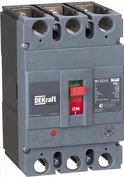 Выключатель автоматический 3п 125А диапазон уставок 100А...125А 50кА ВА-333 SchE 21135DEK