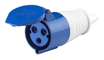 Розетка кабельная Magnum 32А 220В 2P+PE ССИ-223 IP44 IEK PSN21-032-3