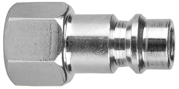 Переходник KRAFTOOL  резьба 1/4" "мама"- быстросъемное соединение "папа" (06591)