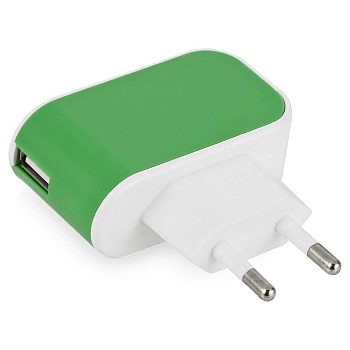 СЗУ "SmartBuy" универсальное, 2А, 1хUSB, зеленое COLOR CHARGE (SBP-8040)