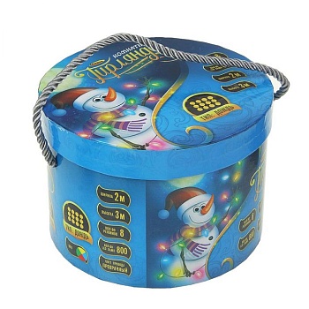 Гирлянда "Дождь" Ш:2 м, В:3 м, нить силикон, LED-800-220V, контр. 8 р, МУЛЬТИ 671641